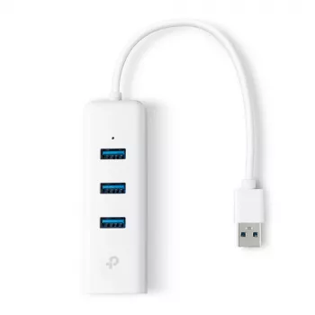 TP-Link UE330 laptop-dock/poortreplicator bedraad USB 3.2 Gen 1 (3.1 Gen 1) Type-A wit