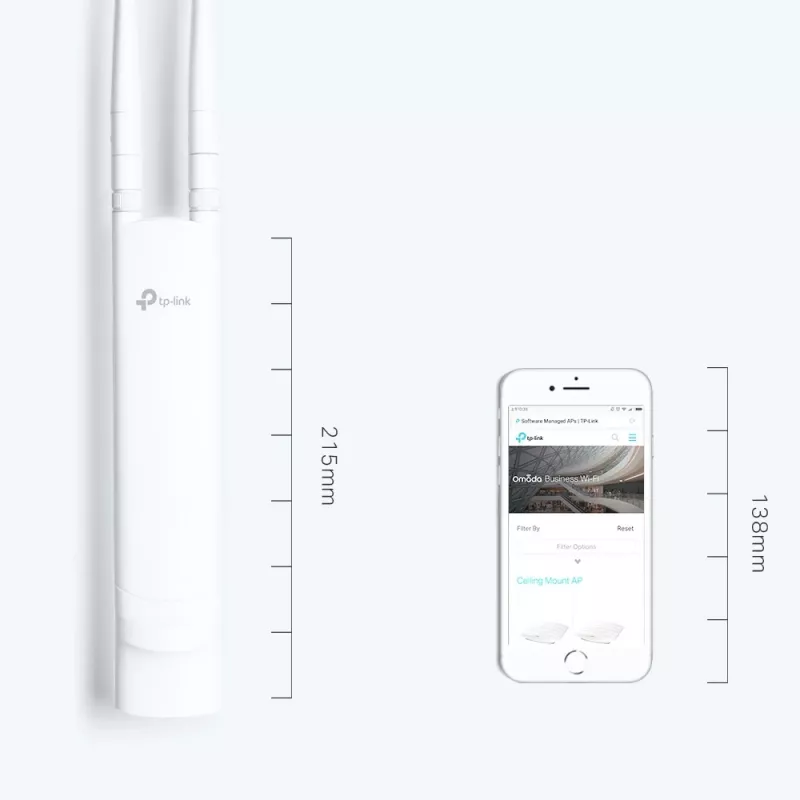 Draadloos access point TP-Link EAP110-Outdoor 2.4GHz Wi-Fi N