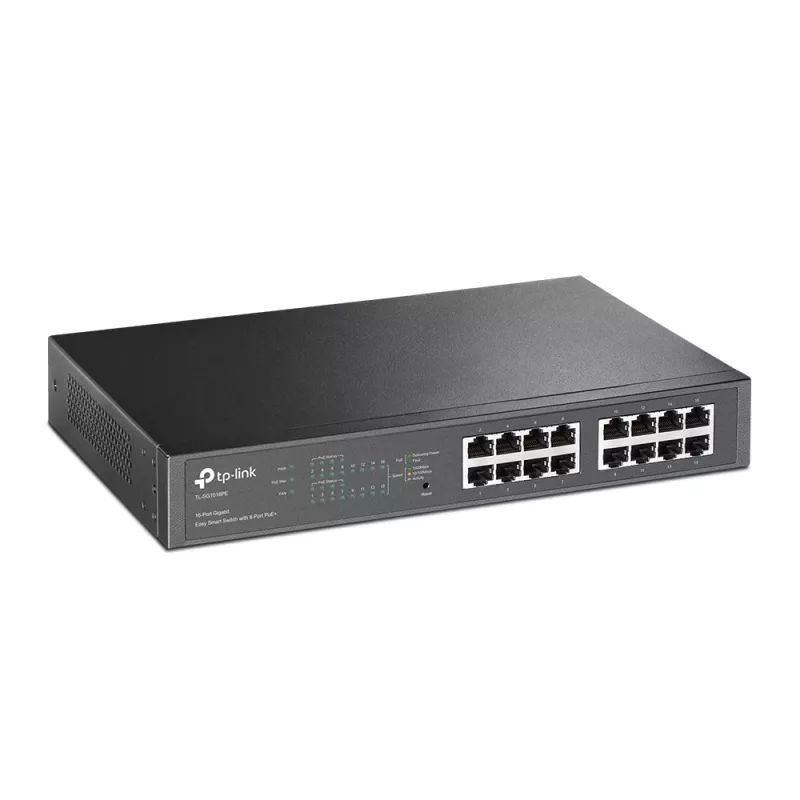 Managed switch TP-Link TL-SG1016PE 16-poorts Gigabit met 8-poorts PoE+