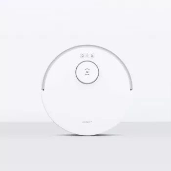 Robotstofzuiger Ecovacs DEEBOT N20 — LDS-navigatie, 8000 Pa, 5200 mAh, 300 min looptijd, OZMO dweilen, 0,4 L stofbak, wit