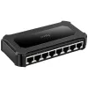 Netwerkswitch Cudy GS108D 8-poorts Gigabit Ethernet (10/100/1000), 16 Gbit/s switching, DC 5V, desktop, zwart