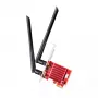 Interne WLAN/Bluetooth PCIe-netwerkkaart Cudy WE3000S — triband 2.4/5/6 GHz, Intel AX210, Bluetooth 5.2, 2400 Mbit/s, full-height/low-profile