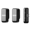 Kleefmicrofoon-radiosysteem Rode Wireless Micro zwart
