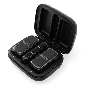 Kleefmicrofoon-radiosysteem Rode Wireless Micro zwart