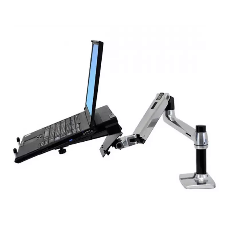 Ergotron LX bureau-monitorarm voor LCD, gepolijst aluminium