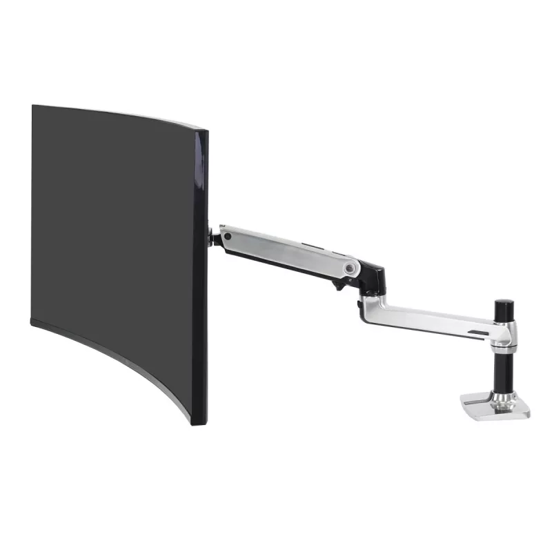 Ergotron LX bureau-monitorarm voor LCD, gepolijst aluminium