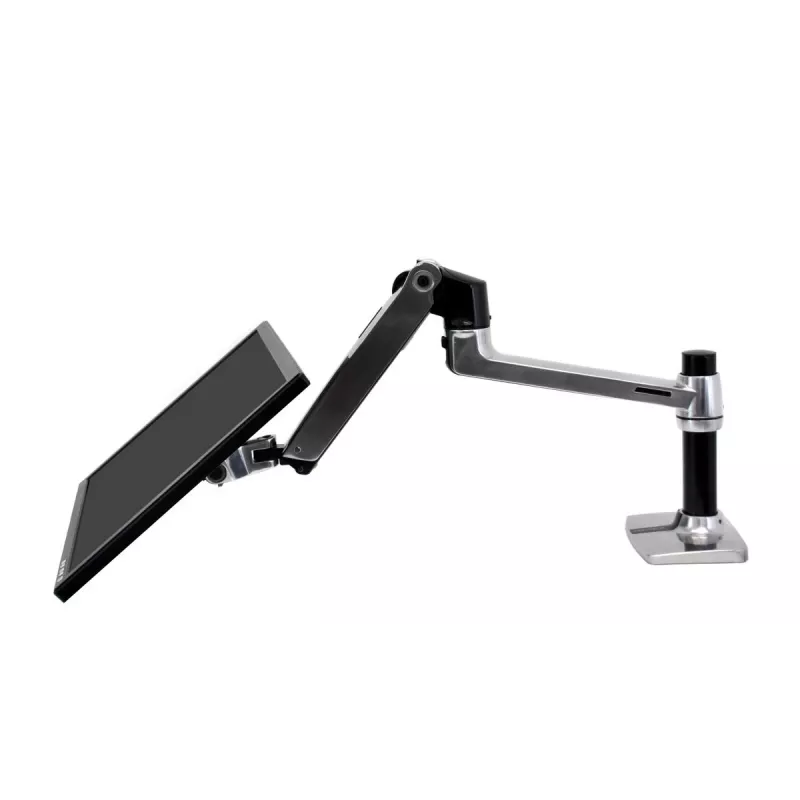 Ergotron LX bureau-monitorarm voor LCD, gepolijst aluminium