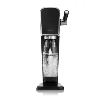 SodaStream ART Zwart Steel Watercarbonator 1L Carbonator 60L