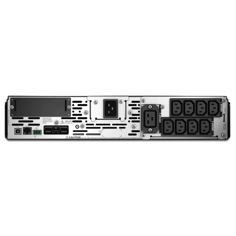APC Smart-UPS X SMX3000RMHV2U - 3000VA, 8x C13, 1x C19 stopcontact, USB, verlengbare looptijd