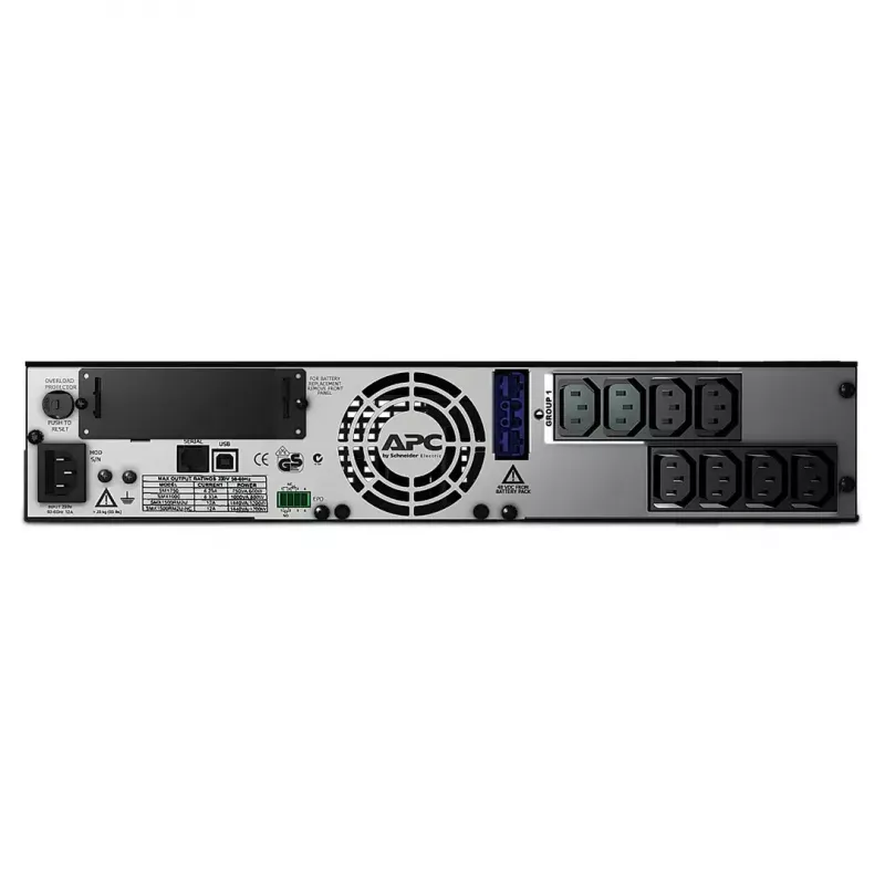 APC Smart-UPS X SMX750I - 750VA, 8x C13 uitgang, USB, verlengbare looptijd