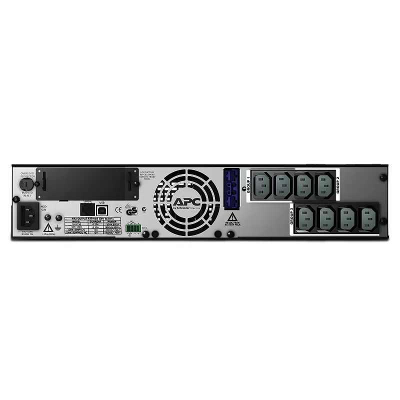 APC Smart-UPS X SMX1500RMI2U - 1500VA, 8x C13 uitgang, USB, verlengbare looptijd