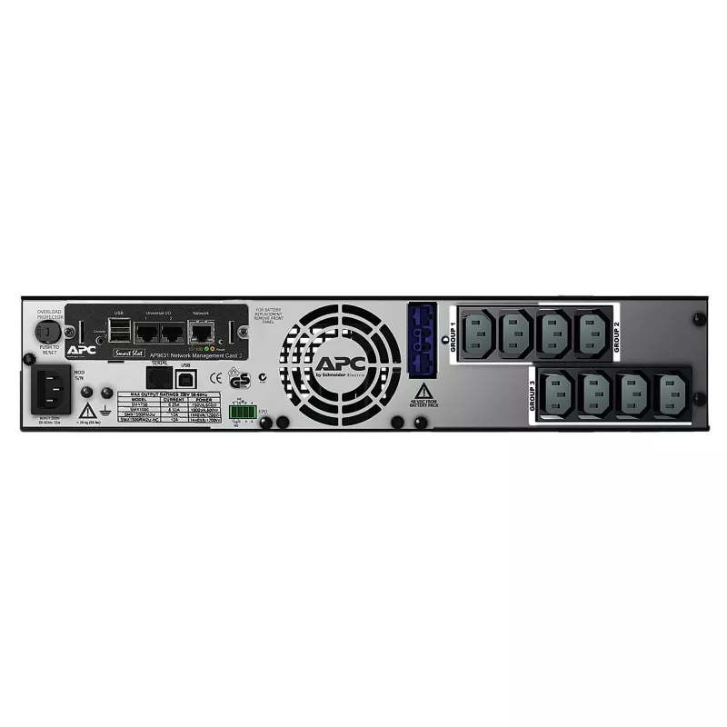 APC Smart-UPS X SMX1500RMI2UNC - 1500VA, 8x C13 uitgang, USB, verlengbare looptijd, NMC