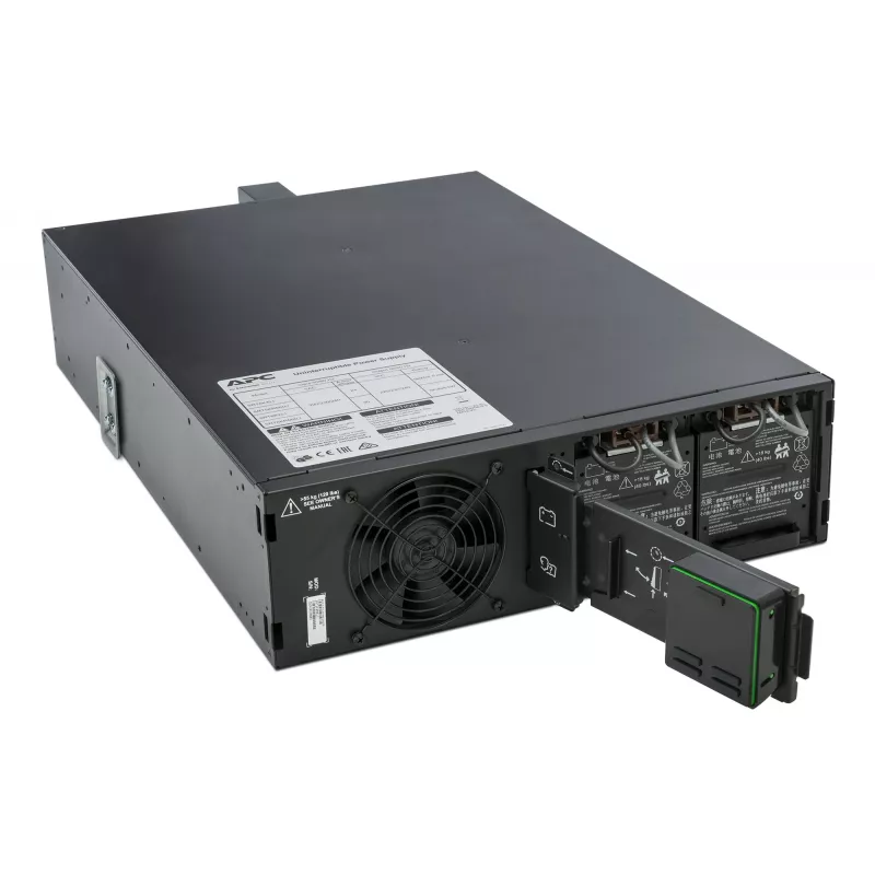 APC Smart-UPS On-Line SRT5KRMXLI - 5000VA, 6x C13, 4x C19 uitgang, rackmontage, geïntegreerde NMC