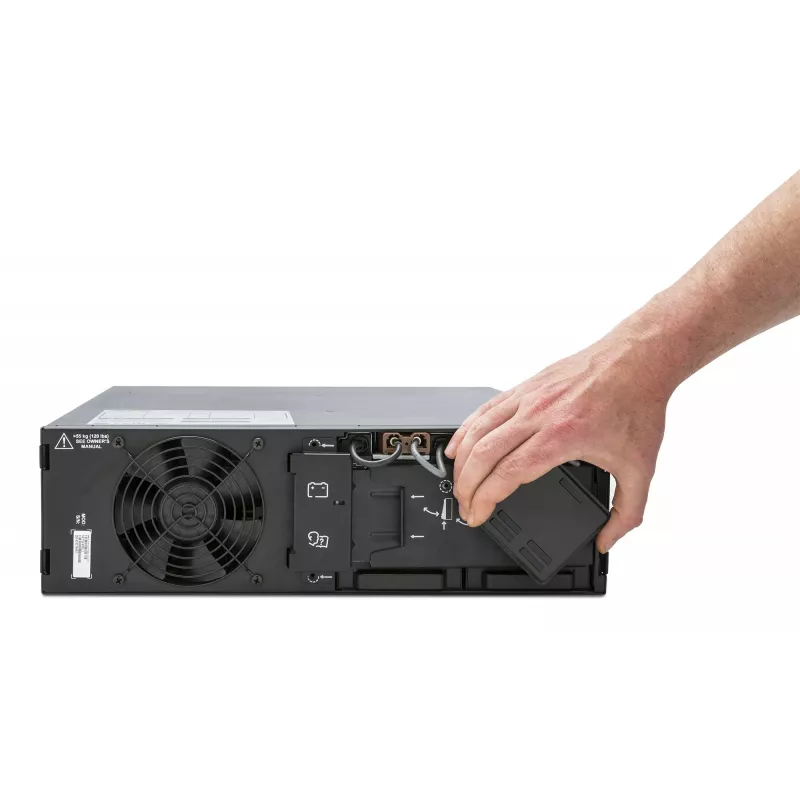APC Smart-UPS On-Line SRT5KRMXLI - 5000VA, 6x C13, 4x C19 uitgang, rackmontage, geïntegreerde NMC