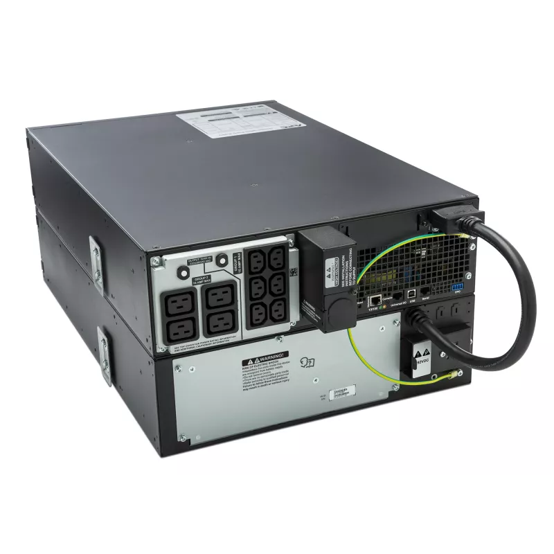 APC Smart-UPS On-Line SRT5KRMXLI - 5000VA, 6x C13, 4x C19 uitgang, rackmontage, geïntegreerde NMC