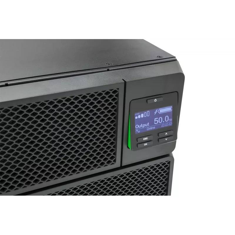 APC Smart-UPS On-Line SRT5KRMXLI - 5000VA, 6x C13, 4x C19 uitgang, rackmontage, geïntegreerde NMC