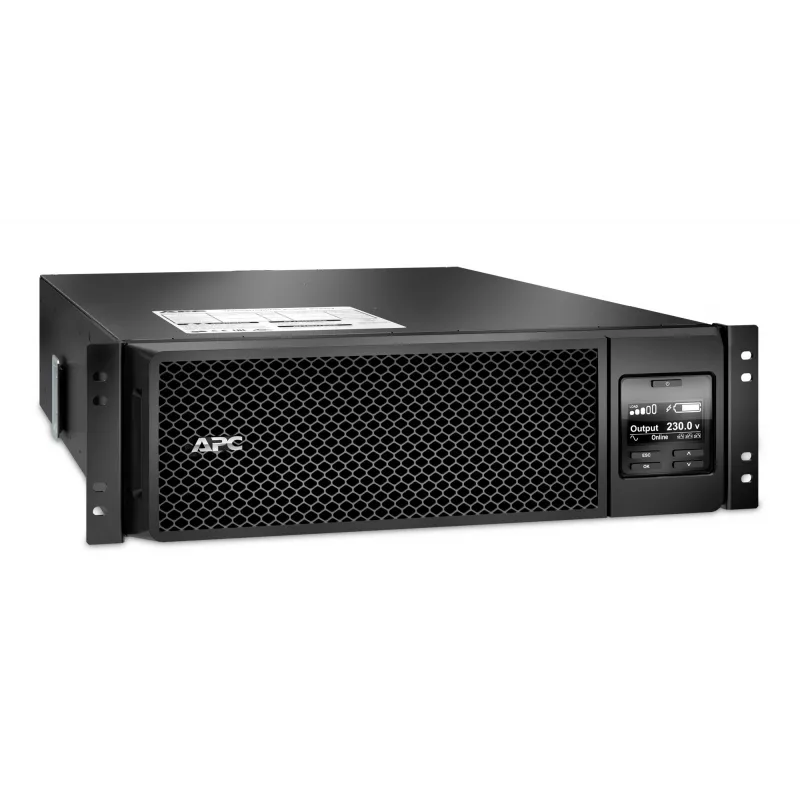 APC Smart-UPS On-Line SRT5KRMXLI - 5000VA, 6x C13, 4x C19 uitgang, rackmontage, geïntegreerde NMC