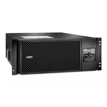APC Smart-UPS On-Line SRT6KRMXLI - 6kW/VA, 6x C13 + 4x C19 + vaste bedrading 1-fase-uitgang, rackmontage, geïntegreerde NMC