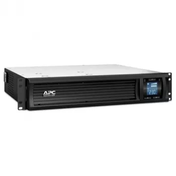 APC Smart-UPS C, Line Interactive, 3kVA, Rackmount 2U, 230V, 8x IEC C13+1x IEC C19 uitgangen, USB- en seriële communicatie, AVR, grafische LCD