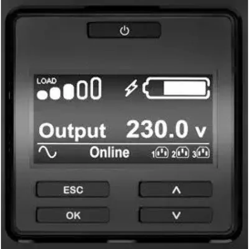 APC Smart-UPS On-Line SRT3000RMXLI - 3000VA, 8x C13 & 2x C19, rackmontage
