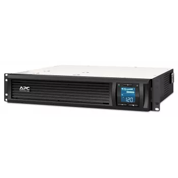 APC Smart-UPS C, Line Interactive, 1000VA, Rackmount 2U, 230V, 4x IEC C13 uitgangen, SmartConnect-poort, USB- en seriële communicatie, AVR, grafische LCD