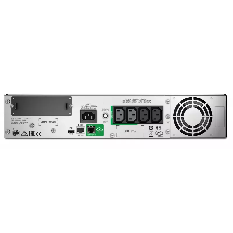 APC Smart-UPS SMT1000RMI2UC - 4x C13, USB, rackmontage 2U, SmartConnect, 1000VA