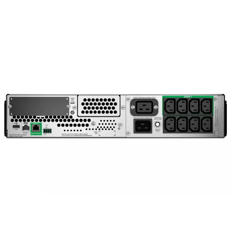 APC Smart-UPS SMT2200RMI2UC - 8x C13, 1x C19, USB, rackmontage 2U, SmartConnect, 2200VA