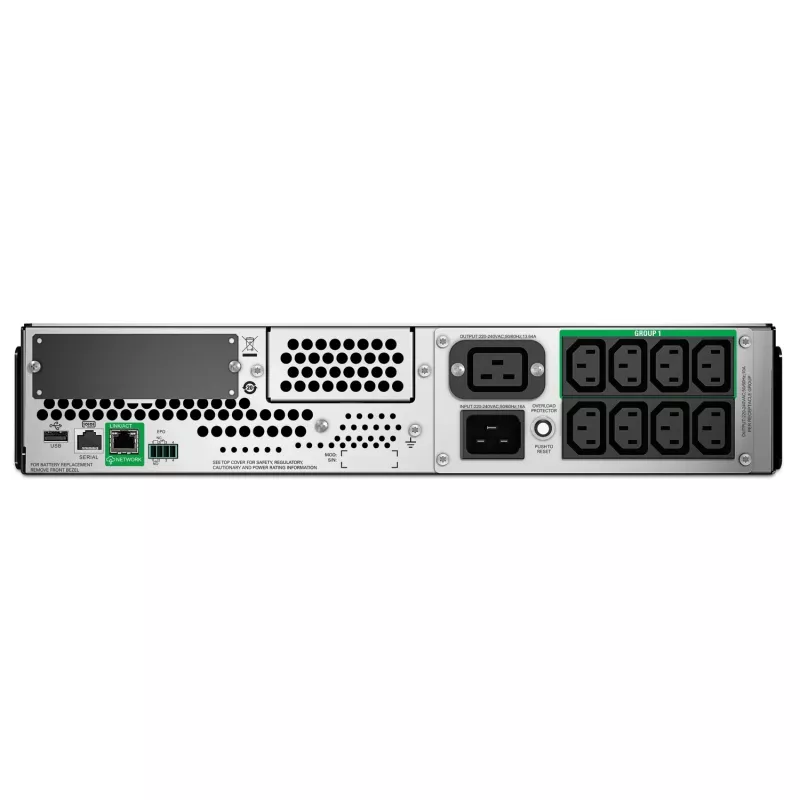 APC Smart-UPS SMT3000RMI2UC - 8x C13, 1x C19, USB, rackmontage 2U, SmartConnect, 3000VA
