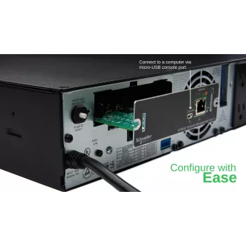 APC AP9640 Smart-UPS netwerkbeheerkaart (gen3), netwerkbeheerkaart, SmartSlot, 12,1 mm, 11,4 mm, 38 mm, 80 g