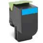 Cartridge Lexmark 80C2HCE 3000 pagina's cyaan