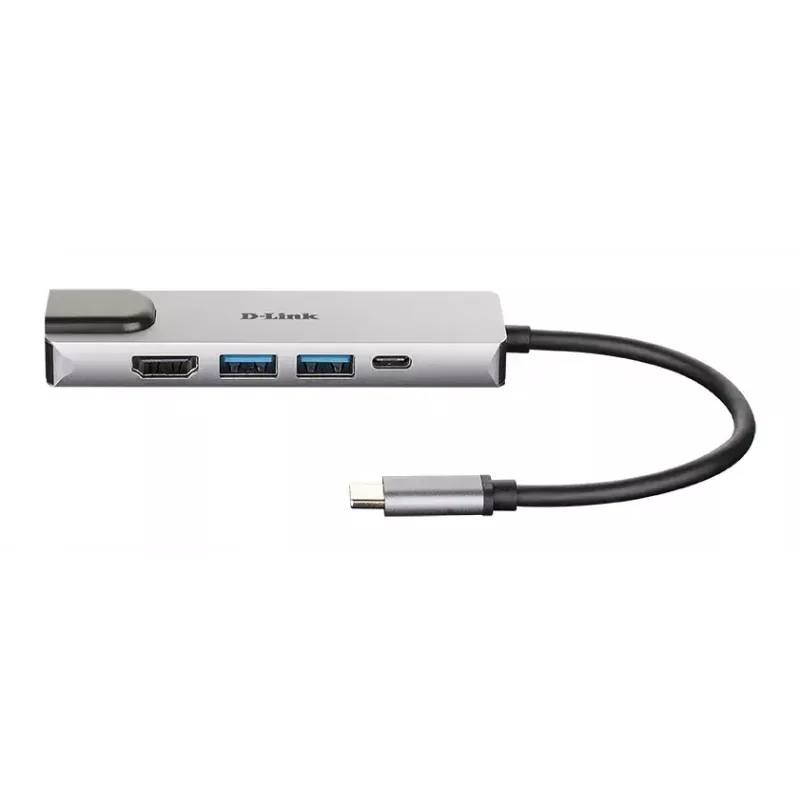 D-Link 5-in-1 USB-C-hub met HDMI/Ethernet en Power Delivery