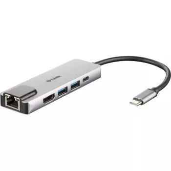D-Link 5-in-1 USB-C-hub met HDMI/Ethernet en Power Delivery
