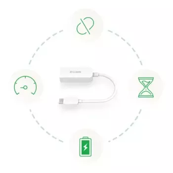 Ethernet-adapter D-Link DUB-E250 USB-C naar 2.5G
