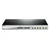 D-Link DXS-1210-12TC/E netwerkswitch managed L2 10G Ethernet (100/1000/10000) 1U zwart, zilver