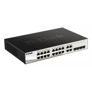 D-Link DGS-1210-20 managed L2 Gigabit Ethernet (10/100/1000) 1U zwart
