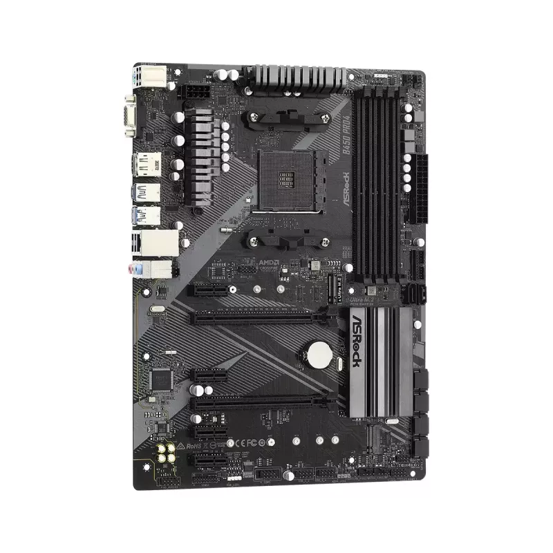 Moederbord ASRock B450 PRO4 R2.0 AMD B450 socket AM4 ATX