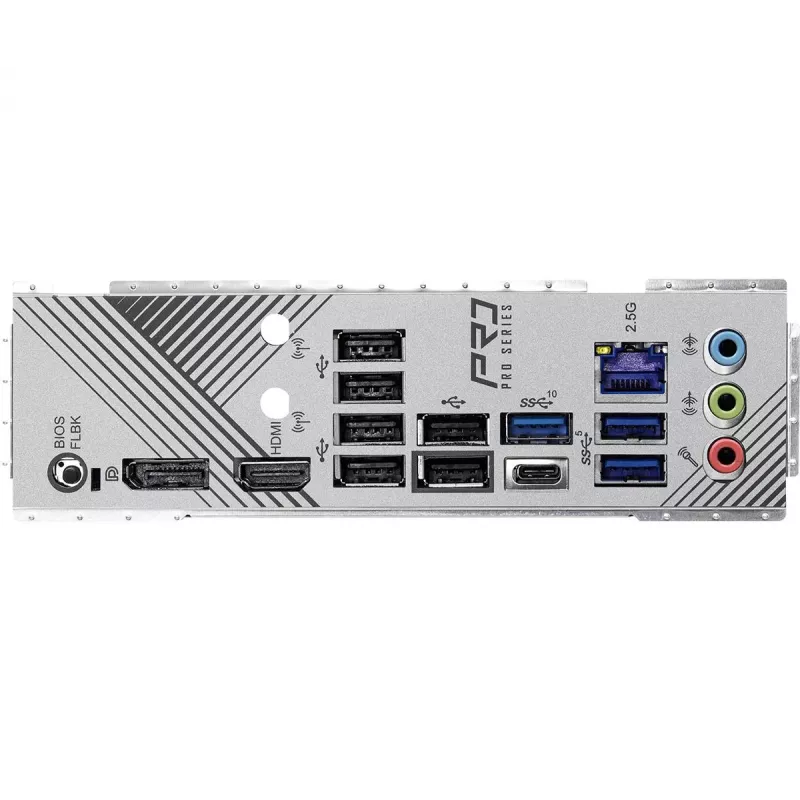 Moederbord ASRock B650 Pro RS — ATX, socket AM5, AMD B650, DDR5, 4 DIMM, 128 GB, 2,5 Gb LAN, 1x M.2, HDMI, DisplayPort