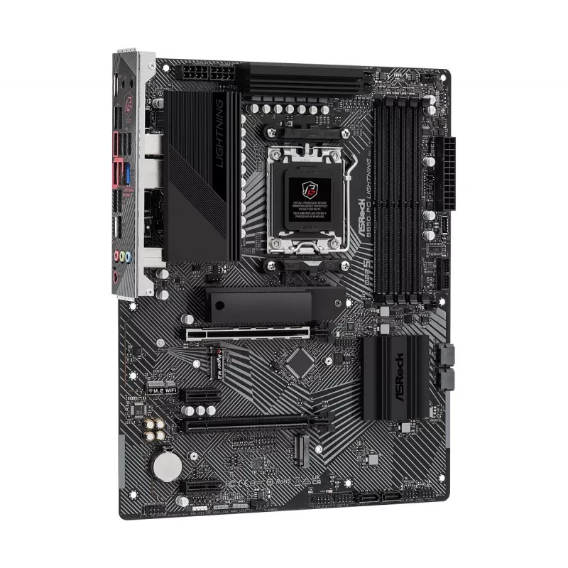 ASRock moederbord B650 PG Lightning AM5 AMD B650 USB 3.2 SATA 3 7.1ch HD audio ATX