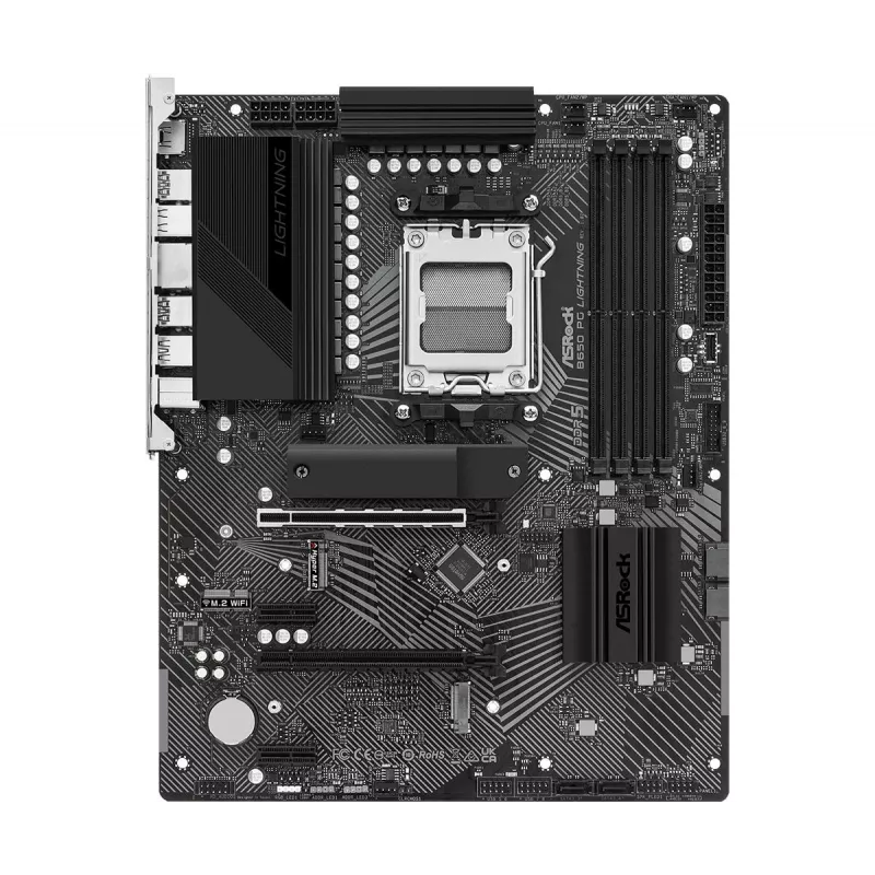 ASRock moederbord B650 PG Lightning AM5 AMD B650 USB 3.2 SATA 3 7.1ch HD audio ATX