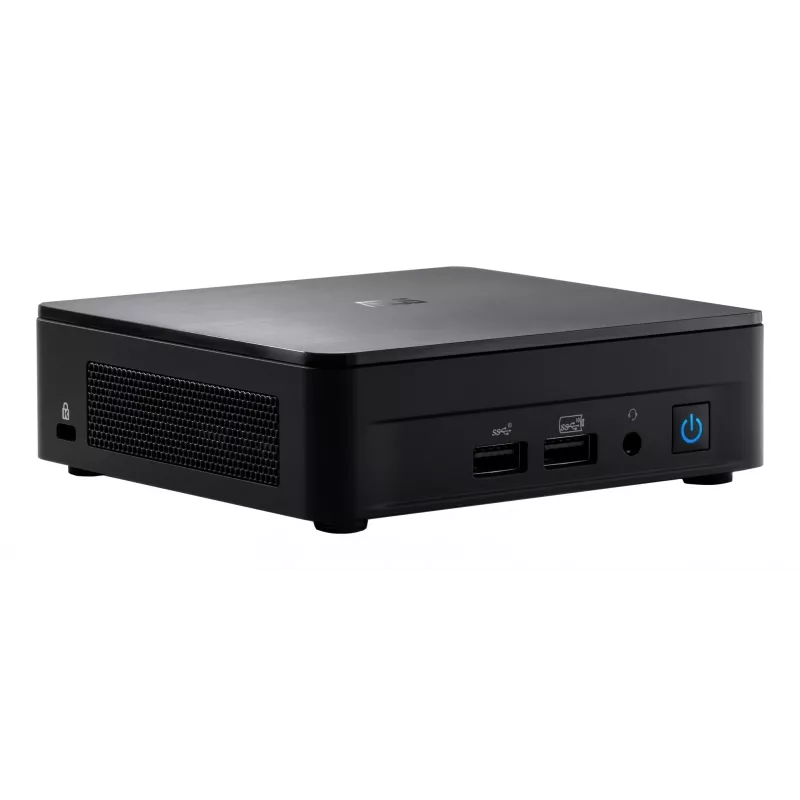 ASUS NUC 12 Pro Kit RNUC12WSKI700002I mini-pc barebone, Intel Core i7-1260P, Intel Iris Xe Graphics, 2x DDR4 SO-DIMM (max. 64 GB), 2x M.2, Wi-Fi 6E, Bluetooth 5.2, 2,5GbE, zwart