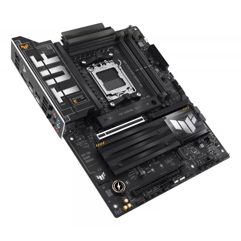 Moederbord ASUS TUF GAMING X870-PLUS WIFI — AMD X870, Socket AM5, ATX, DDR5, 4 DIMM, Wi-Fi 7, Bluetooth 5.4