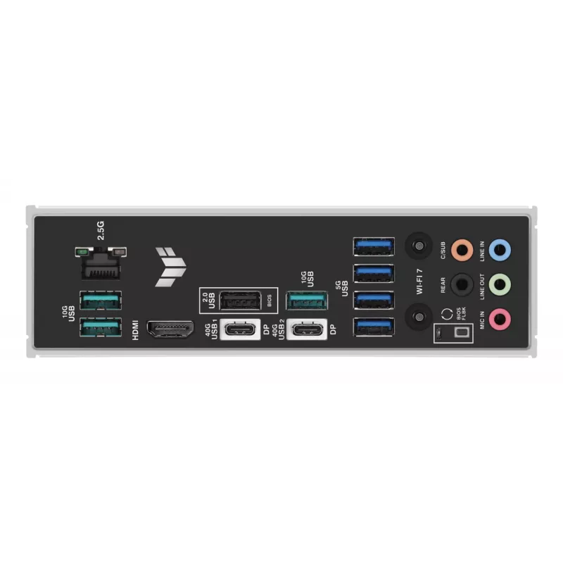 Moederbord ASUS TUF GAMING X870-PLUS WIFI — AMD X870, Socket AM5, ATX, DDR5, 4 DIMM, Wi-Fi 7, Bluetooth 5.4