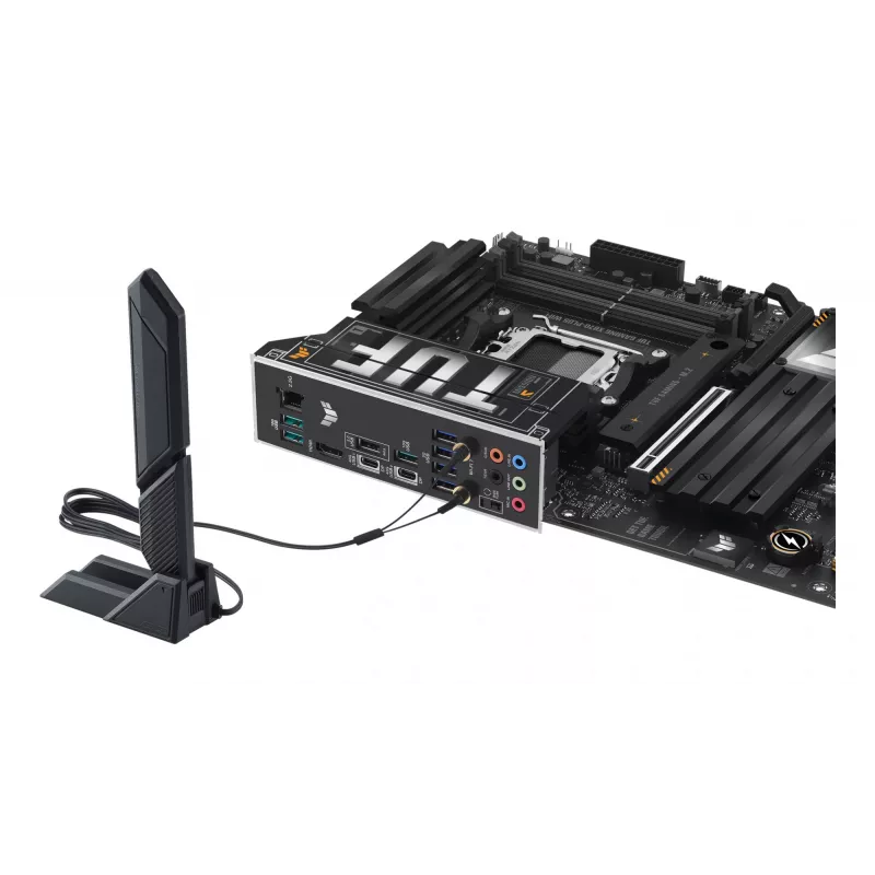 Moederbord ASUS TUF GAMING X870-PLUS WIFI — AMD X870, Socket AM5, ATX, DDR5, 4 DIMM, Wi-Fi 7, Bluetooth 5.4