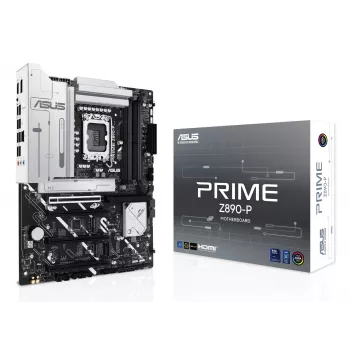 Moederbord ASUS PRIME Z890-P — Intel Z890, LGA 1851, ATX, DDR5, 4x DIMM, 192GB, 4x M.2, 2,5Gb LAN, HDMI 2.1, 1x USB-C