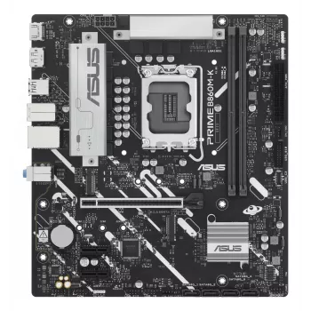 Moederbord ASUS PRIME B860M-K — Intel B860, LGA 1851, micro ATX, DDR5, 2x M.2, 2 DIMM, 2.5Gb LAN