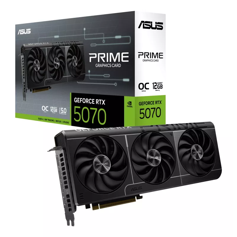ASUS videokaart NVIDIA GeForce PRIME OC RTX5070 12GB GDDR7