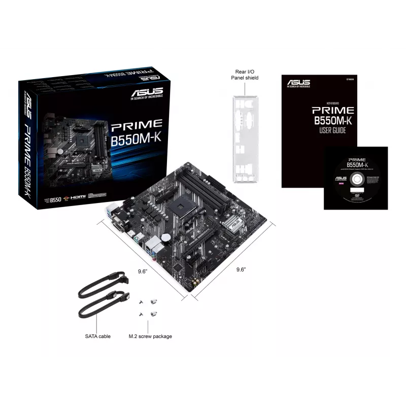 Moederbord ASUS PRIME B550M-K AMD B550 Socket AM4 micro ATX