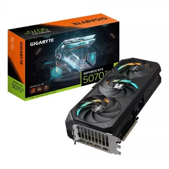 GIGABYTE GeForce RTX 5070 Ti GAMING OC 16G grafische kaart - 16GB GDDR7, 256bit, PCI-E 5.0, 2588 MHz Core Clock, 3 x DP 2.1a, 1 x HDMI 2.1b, NVIDIA DLSS 4, GV-N507TGAMING OC-16GD