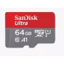 Flashgeheugen SanDisk 64GB MicroSDXC UHS-I klasse 10 SDSQUAB-064G-GN6MA
