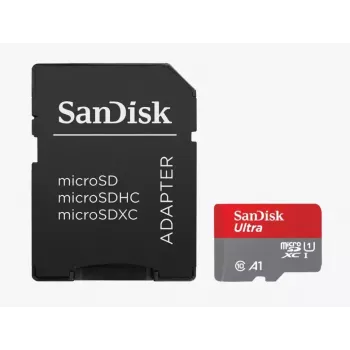 Flashgeheugen SanDisk 64GB MicroSDXC UHS-I klasse 10 SDSQUAB-064G-GN6MA